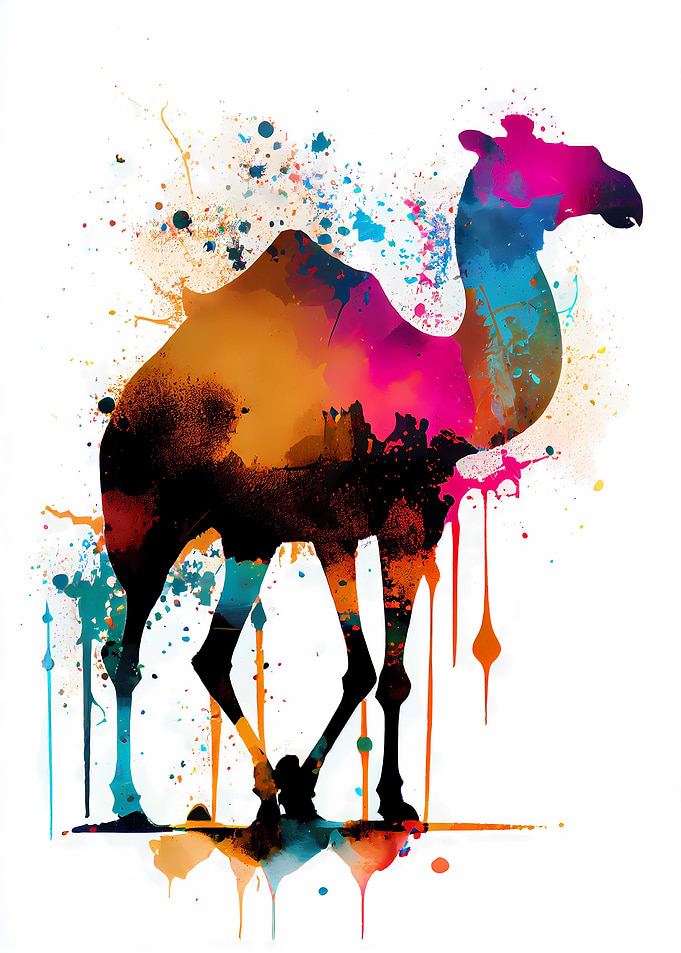Camel Colorful Egypt