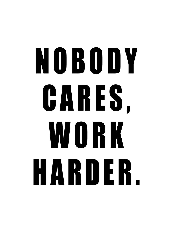 Motivational Work Harder