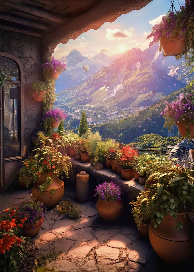 Tuscan Balcony