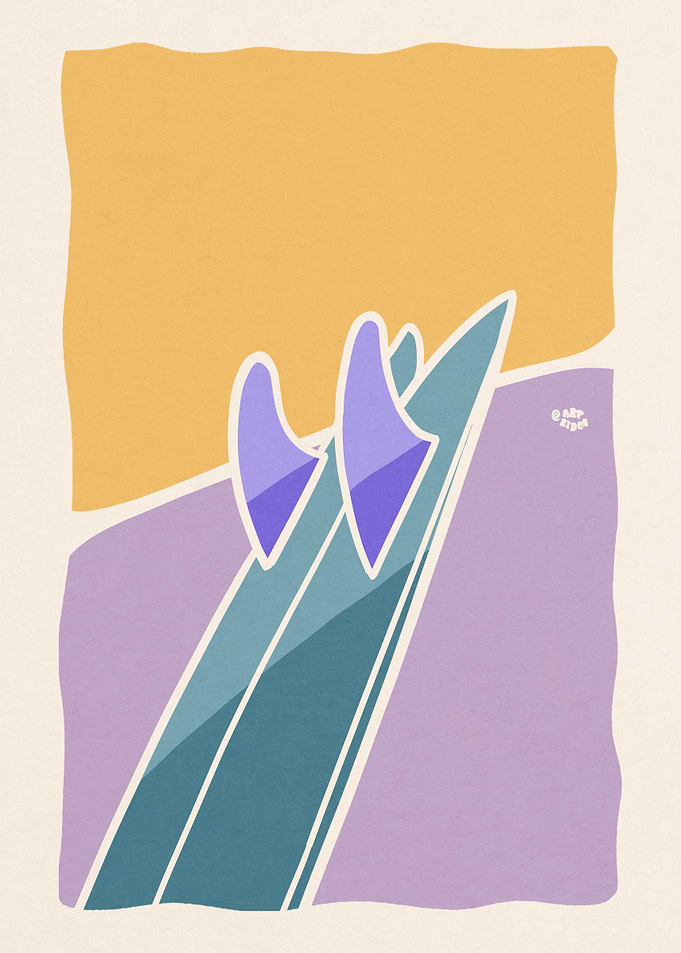 Surfboard fish