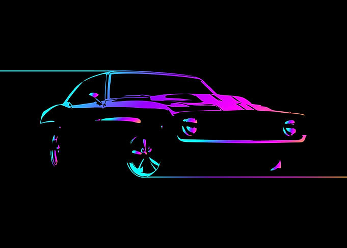 colorfull car