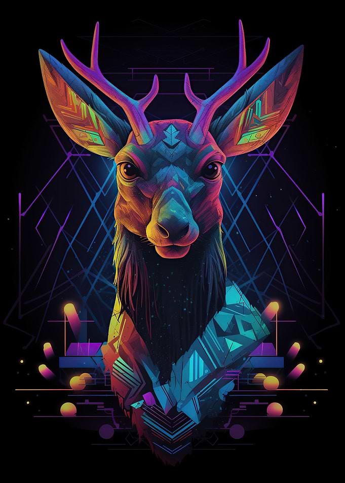 Ethereal Wilderness Deer