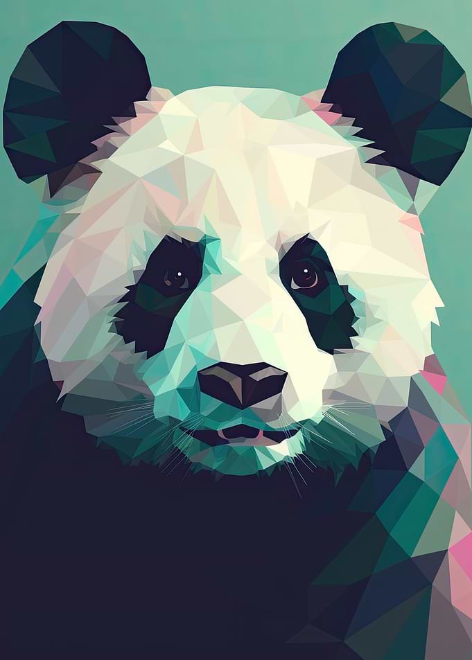 Vector Giant Panda