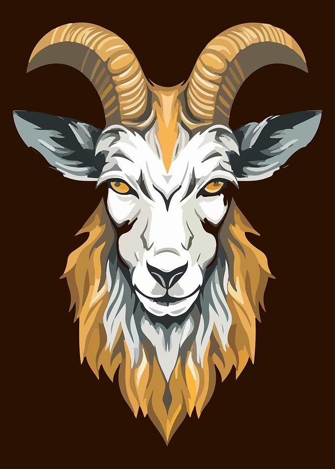 Goat Head Logo mascot