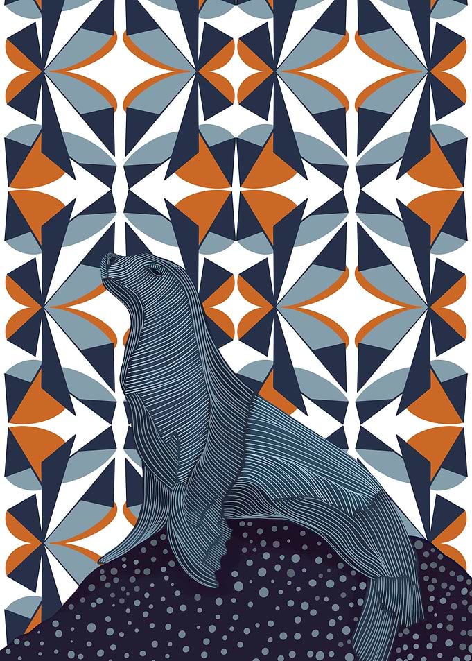 Retro Vibes Seal