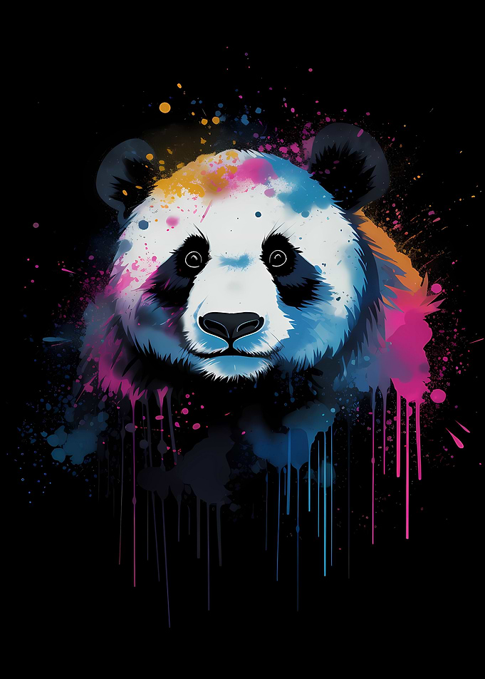 Panda Colorful