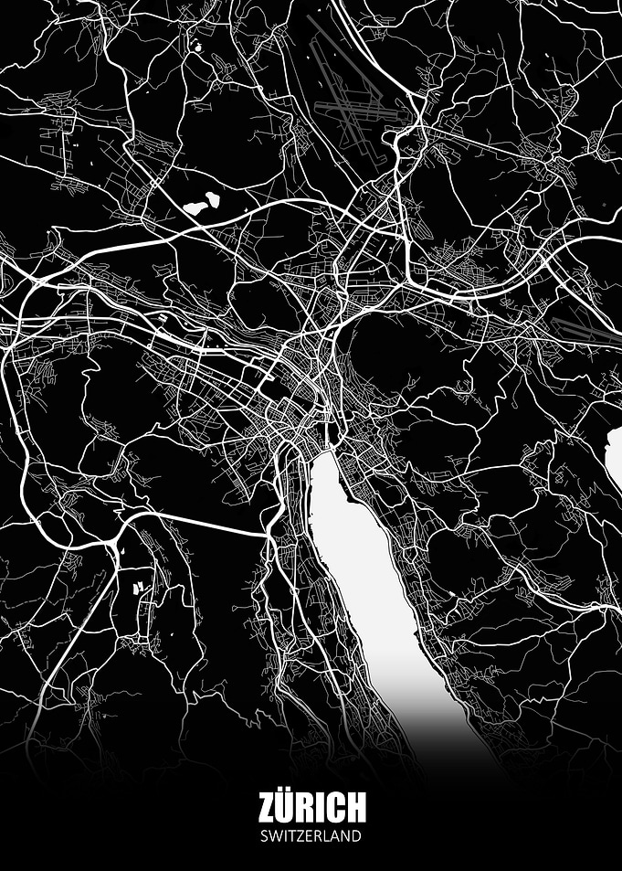 Zurich Switzerland Map