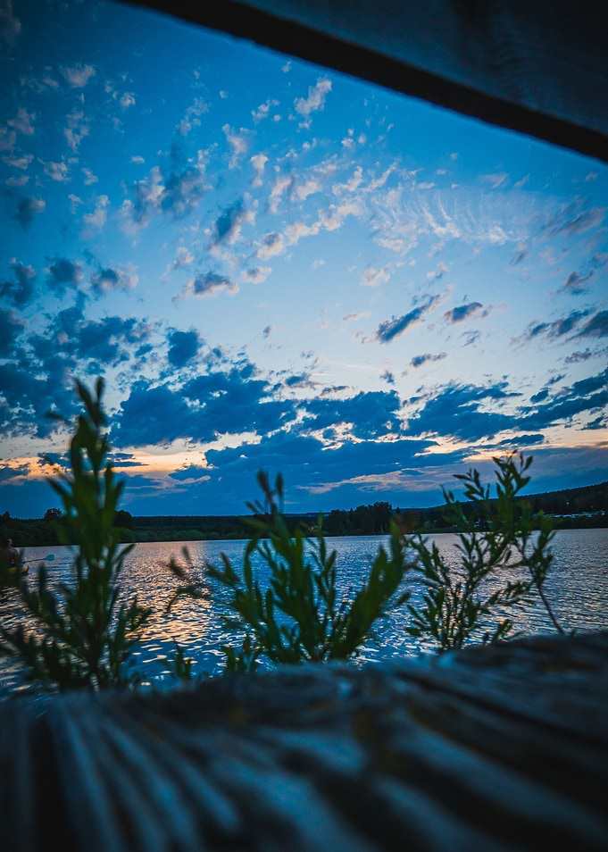 Sunset on the lake