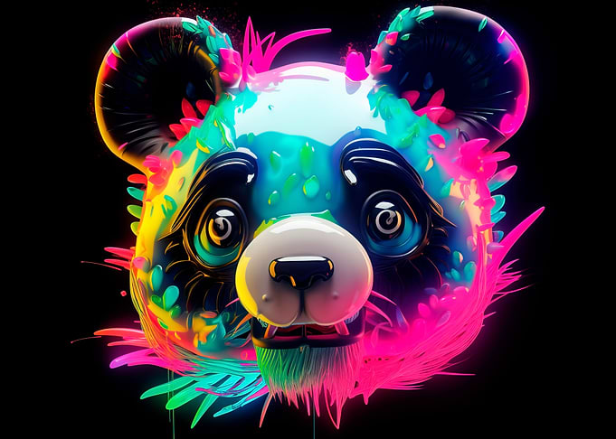 Cartoon panda