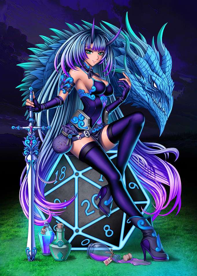 Anime Dragon Girl