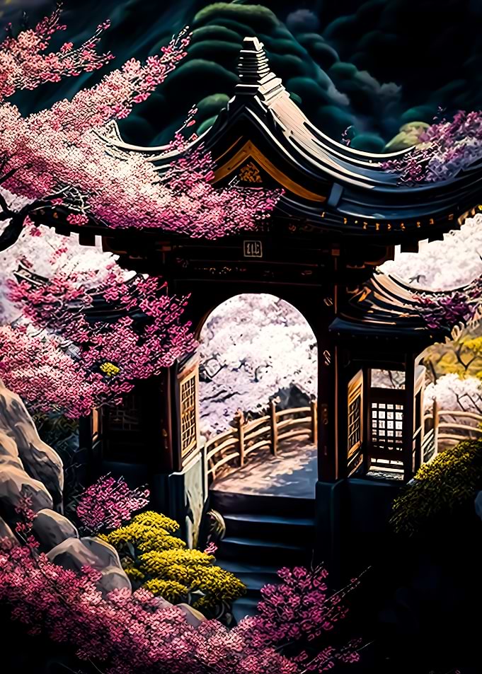 landcapes sakura japan