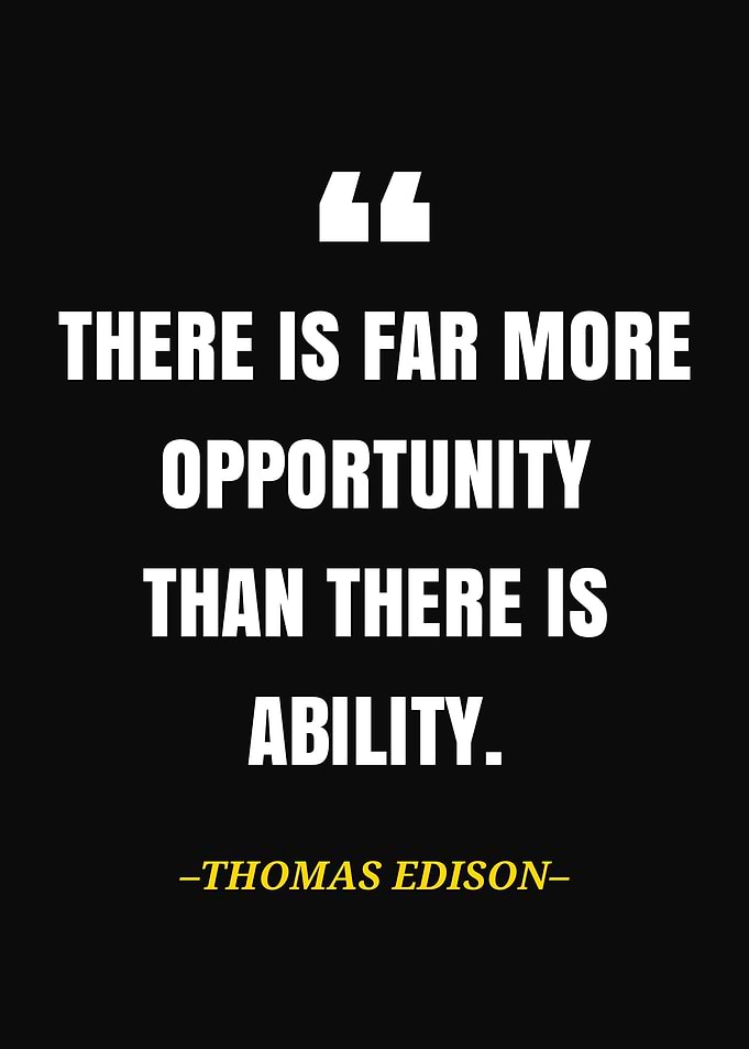 Thomas Edison Quote