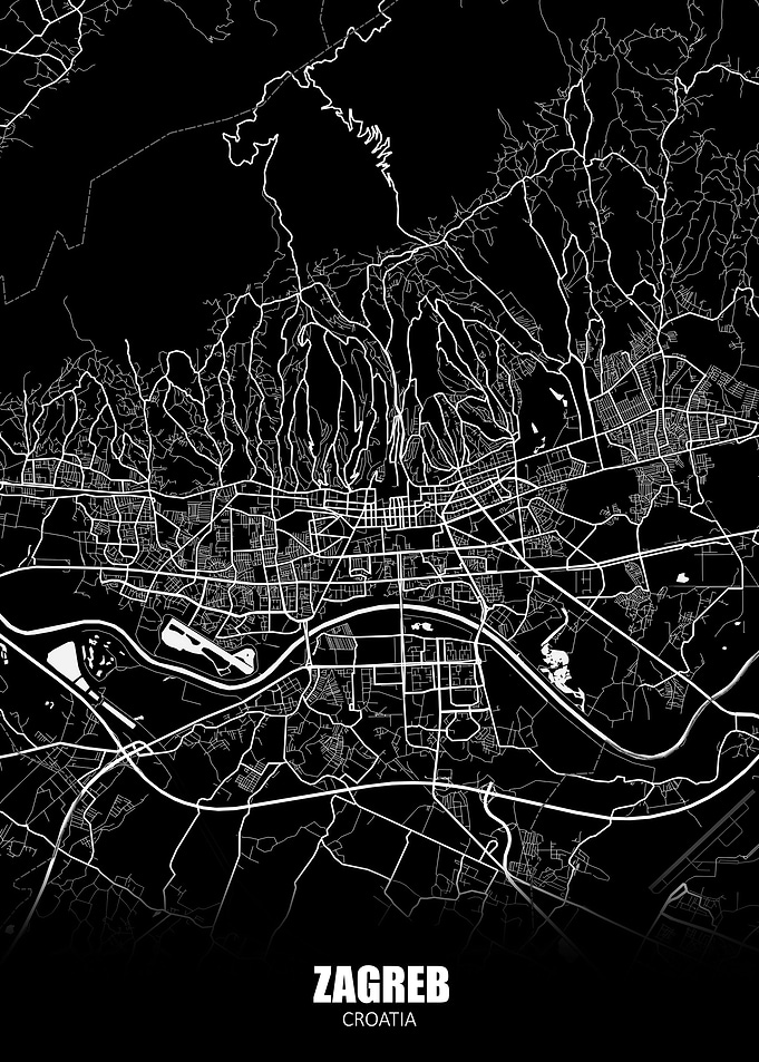 Zagreb Croatia Map