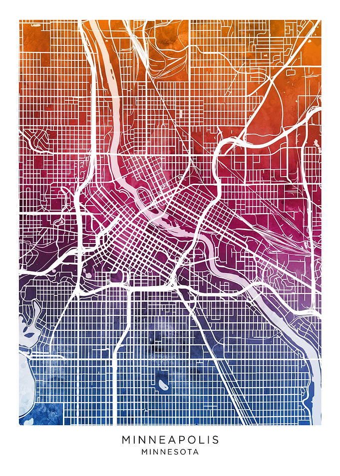 Minneapolis Minnesota Map