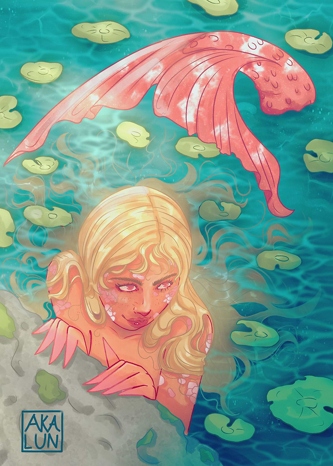 Pink mermaid
