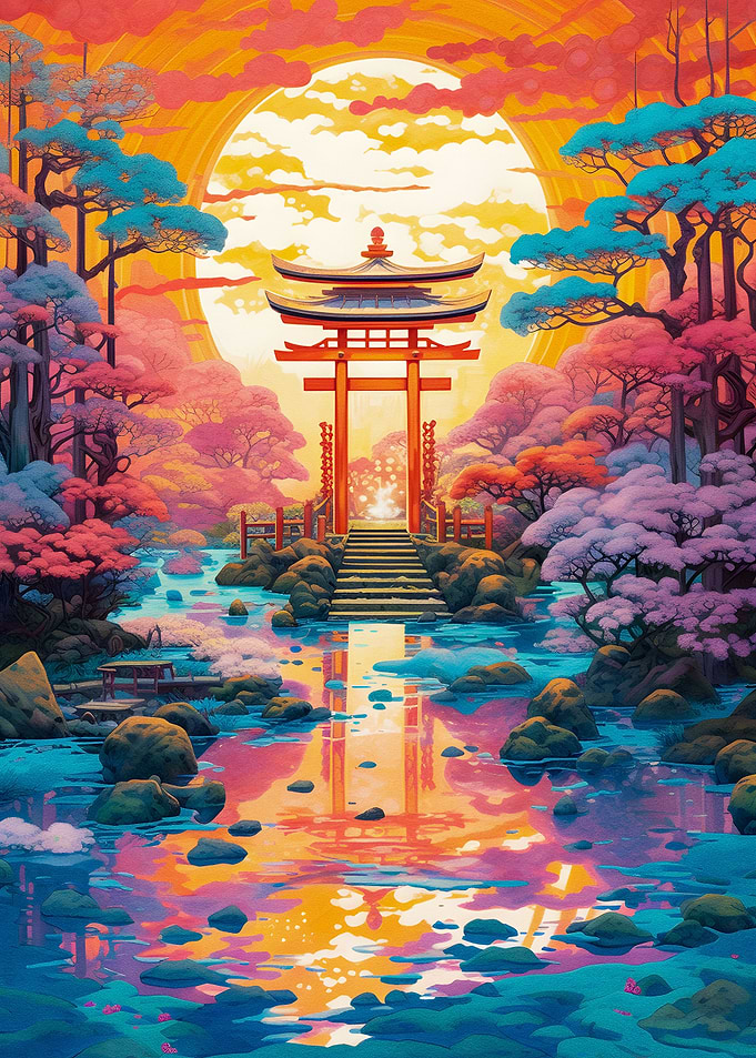 Colorful sunset