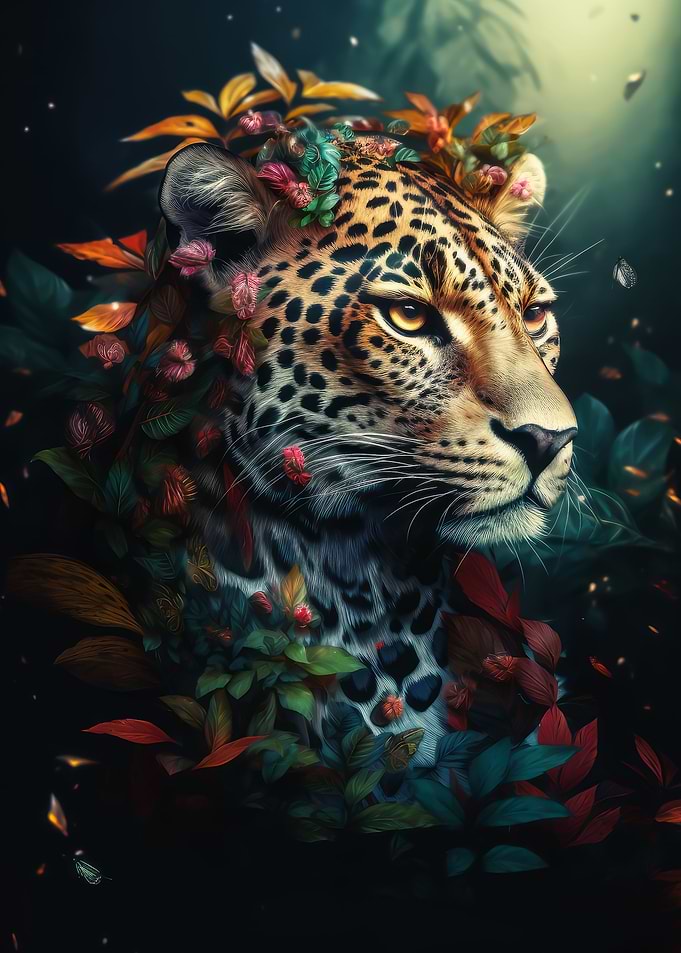 Fantasy Magic Leopard
