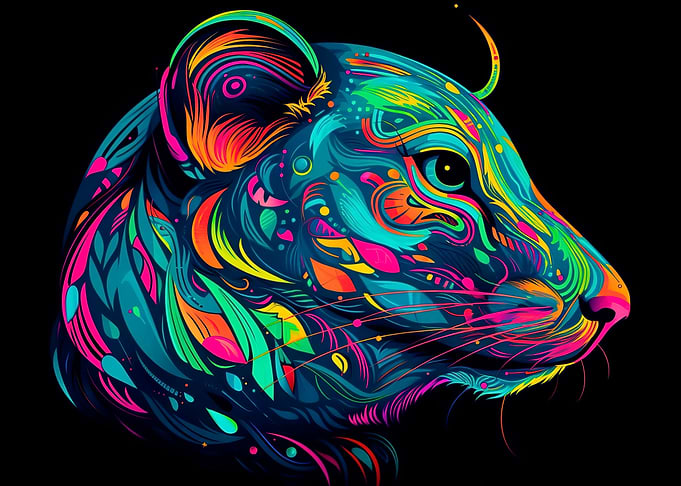 Cartoon style animal