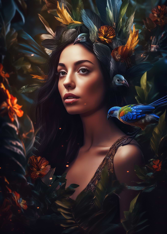 Exotic Beautiful Woman
