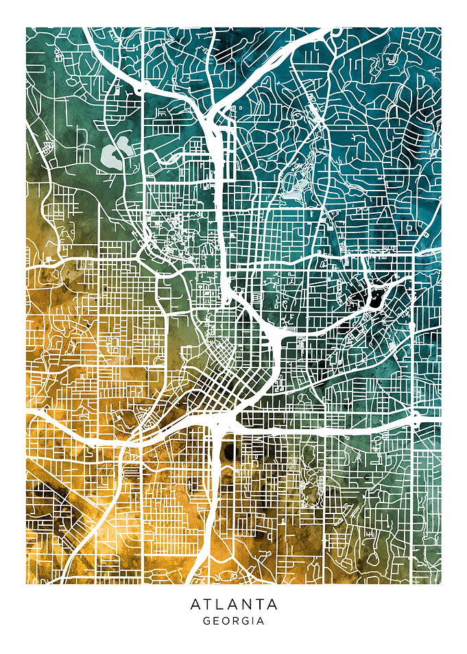 Atlanta Georgia Map