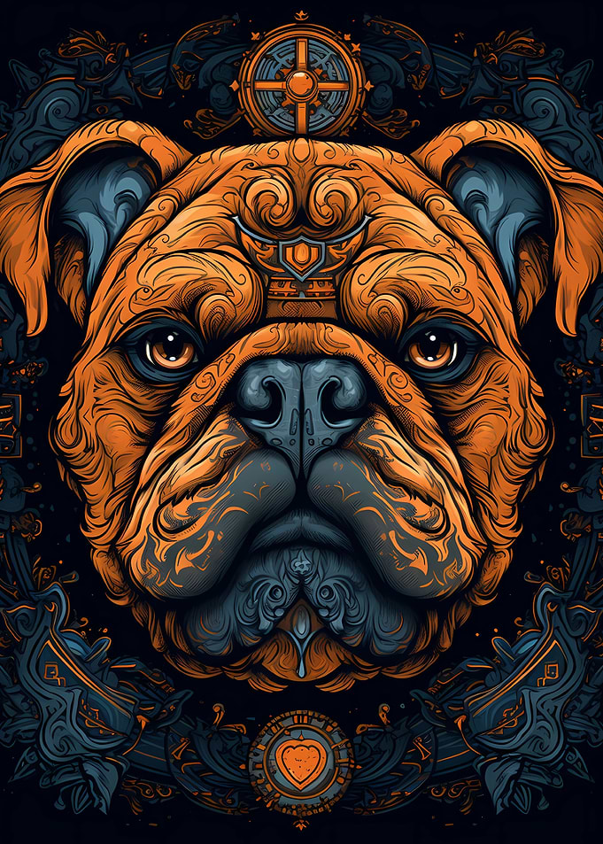 Bulldog Dog Fetching