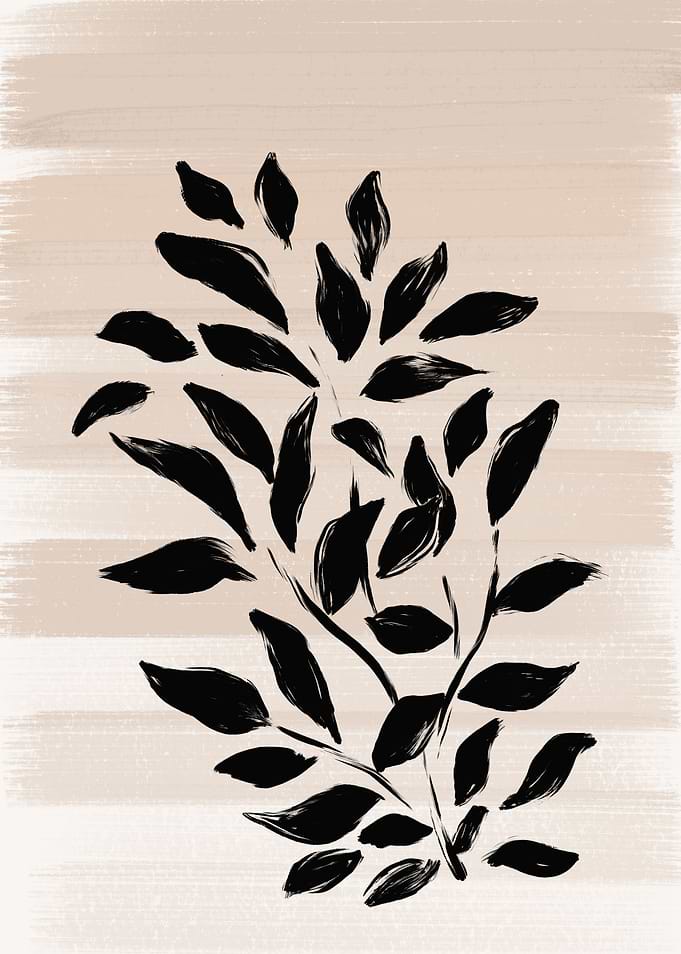 Abstract Flower Leaves