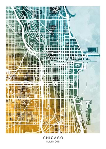 Chicago Illinois Map