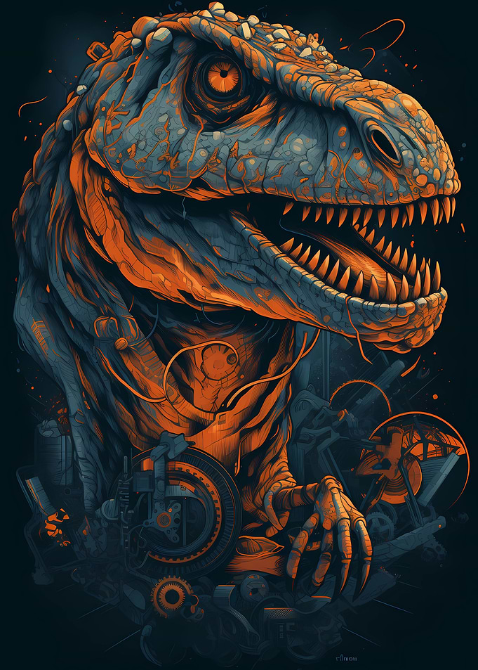 T rex Storybook