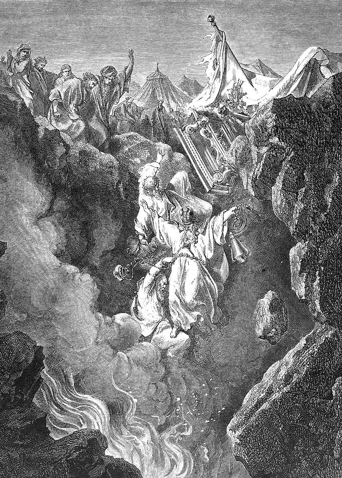Korah Dathan and Abiram