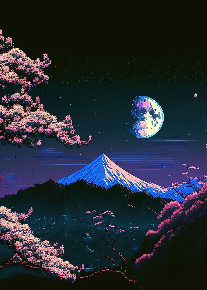 cherry blossom japan art
