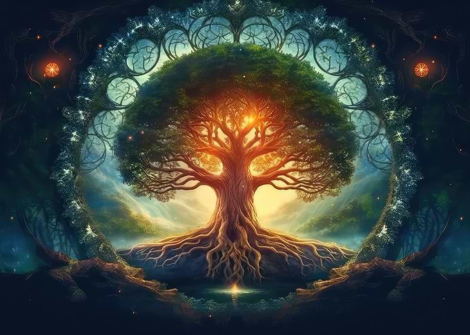 Tree of life Yggdrasil