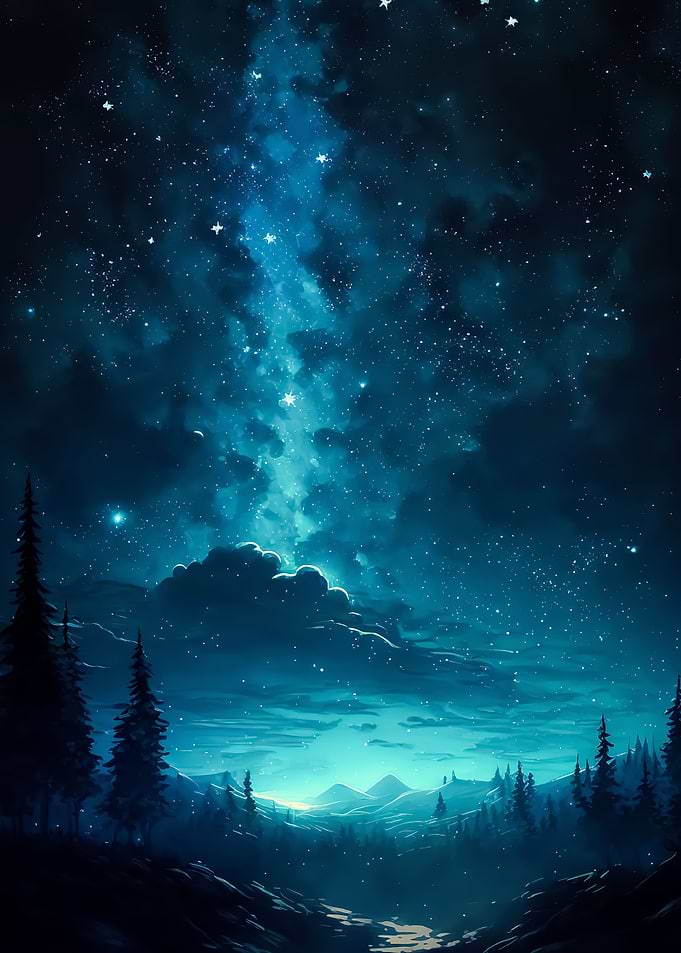 Night Sky With Stars