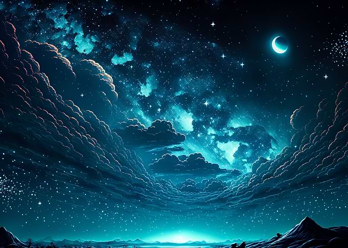 Night Sky With Stars