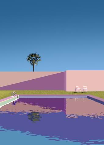 Retro Swimming Pool 1