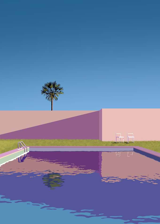 Retro Swimming Pool 1