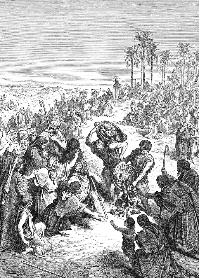 Jesus Feeds the Multitudes