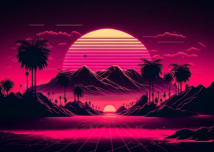 Synthwave Landscapes