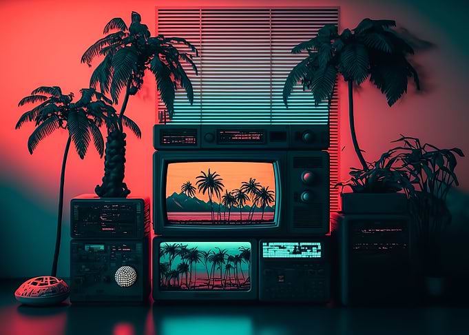 Vaporwave Retrovision