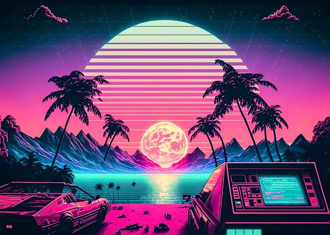Vaporwave Retrovision