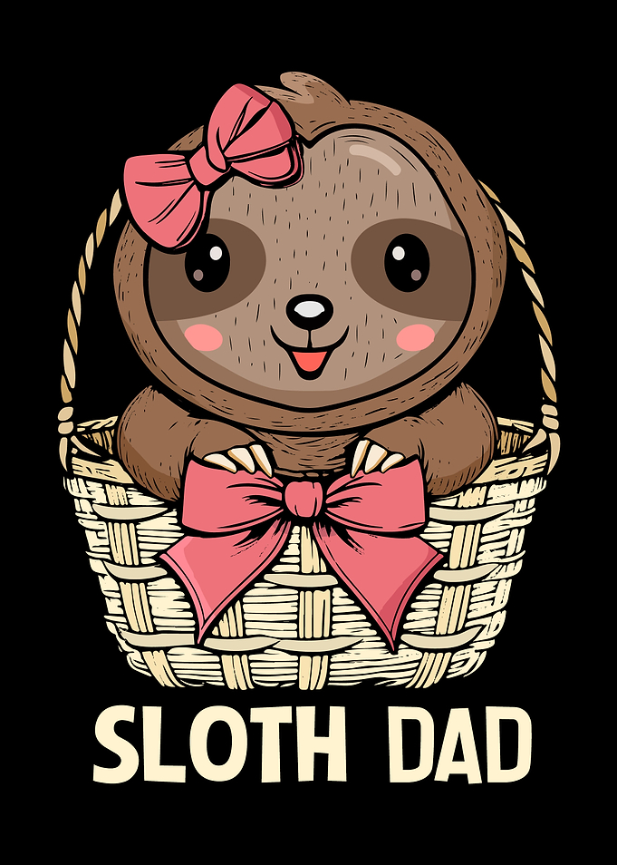 Sloth Dad Sloth Lover Gift