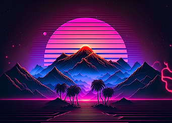Synthwave Landscapes