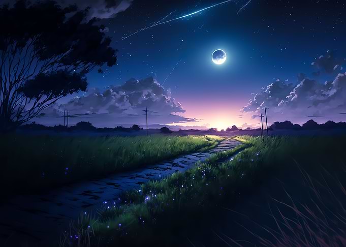Night Sky With Stars