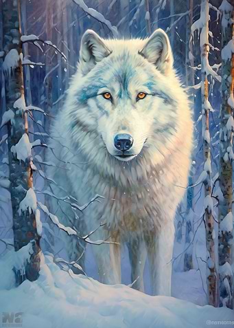 White wolf