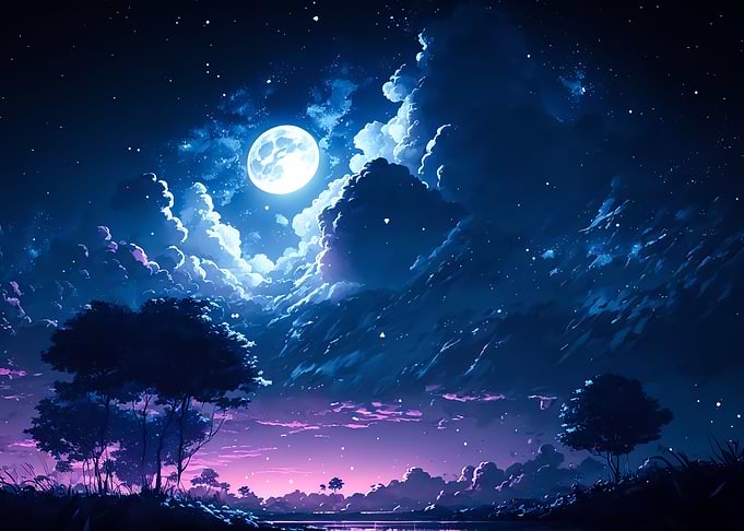Night Sky With Stars