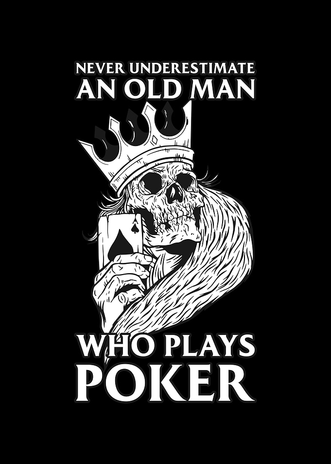 Old Man Plays Poker