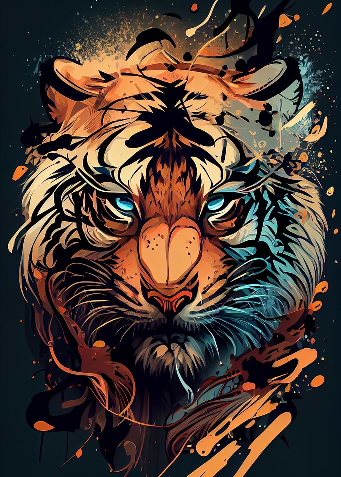 Cute Tiger Animal Cartoon