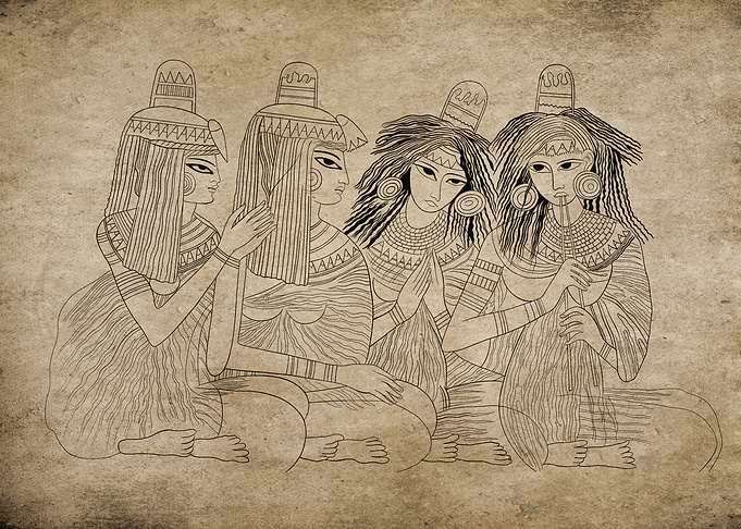 Egypt tombs Paintings