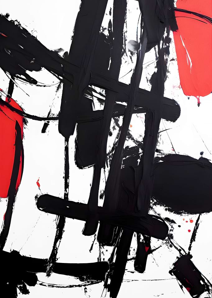 Abstract Paint Brushes