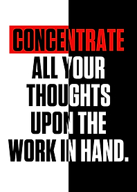 Concentrate All Your