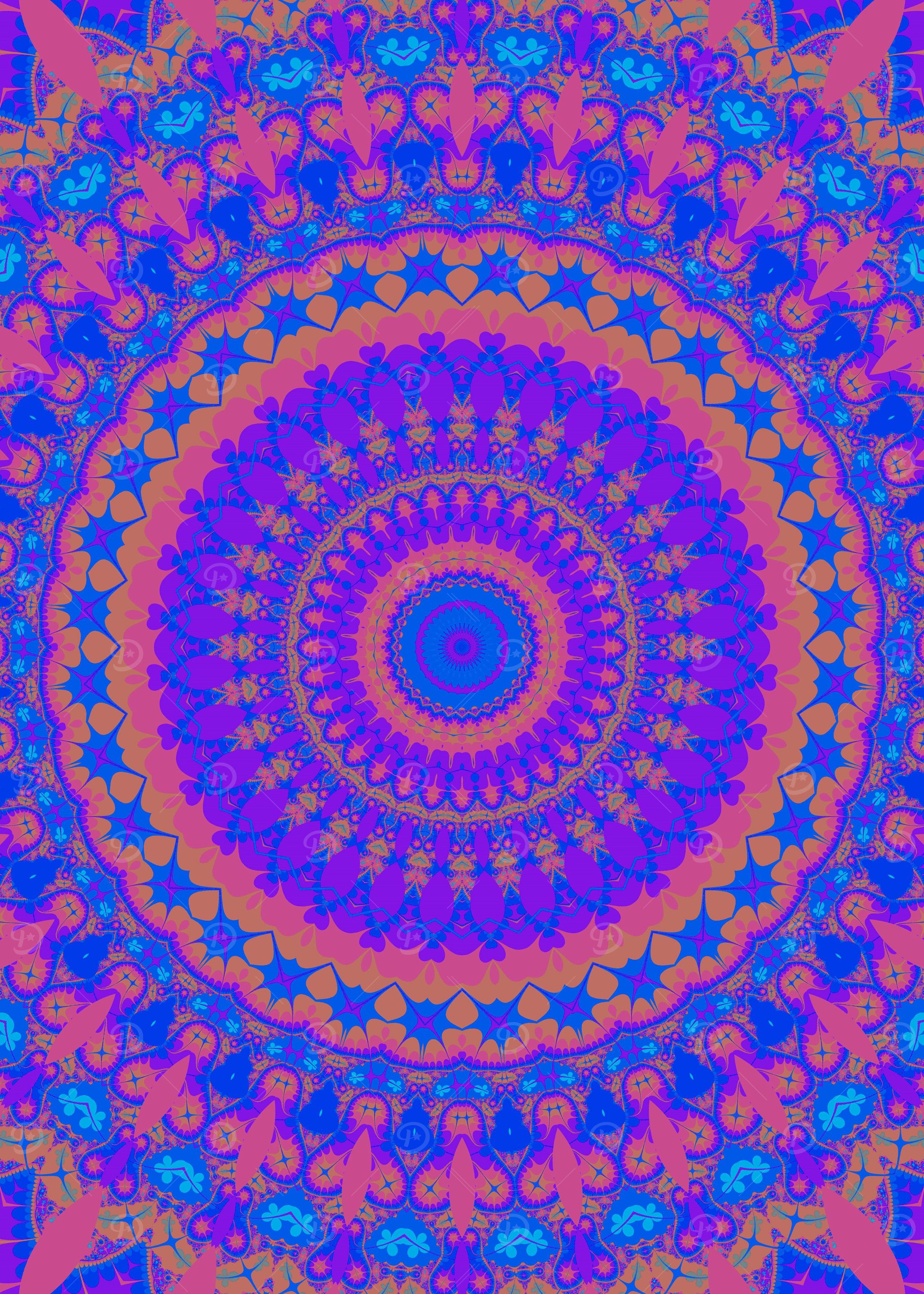 Funky Jewel Tone Mandala